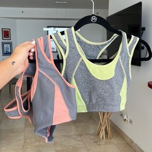 Bundle of 2 sports bras GREAT for running, LIKE NEW!